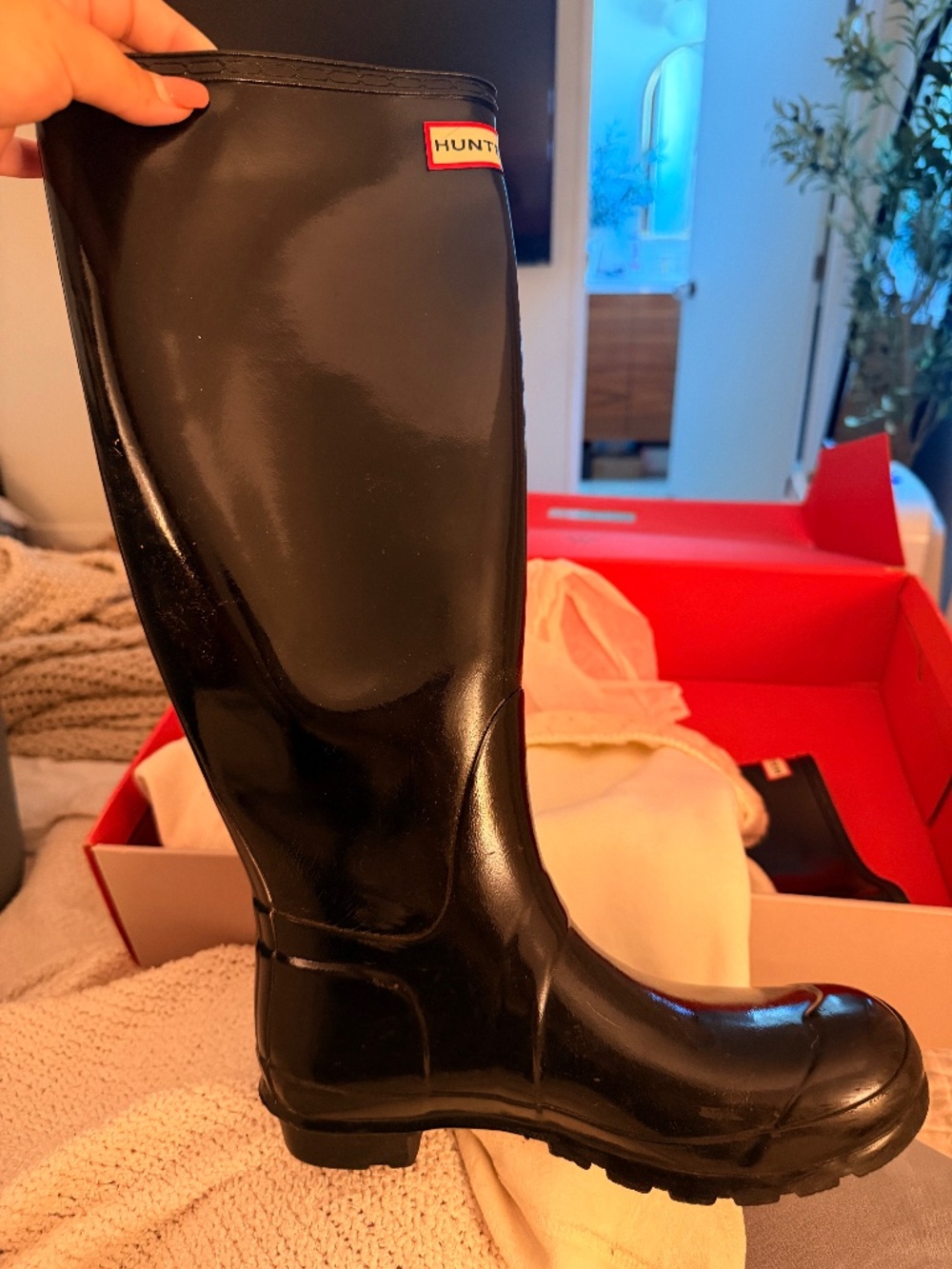 Hunter Original Tall Gloss Rain Boots